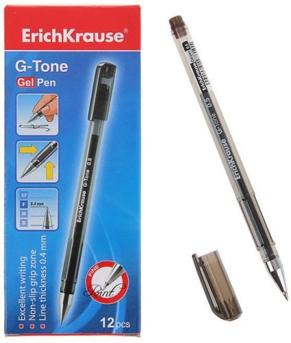 Esferografica erichkrause roller gel ponta metalica preto , ERICHKRAUSE , ESFEERI001 , 4041485178101